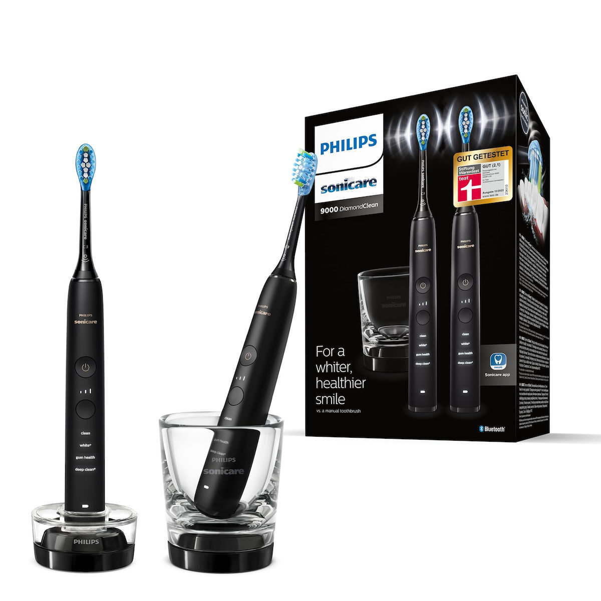 Philips Toothbrush HX9914/54 / Sonicare  DiamondClean 9000  2-Pack Black - Image 1