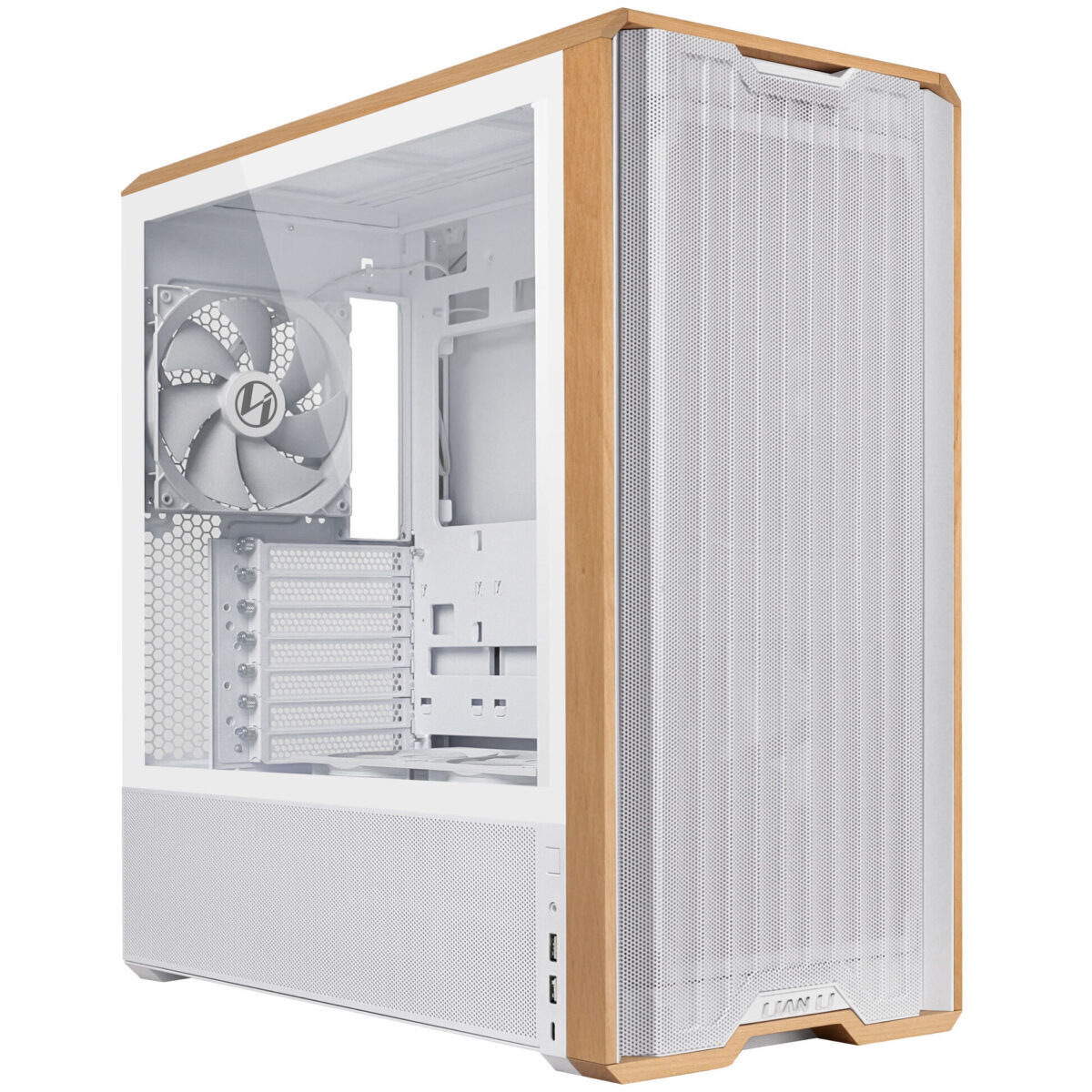 Lian Li PC housing G99.LAN217W.00 / Lancool 217 Wood White - Image 1