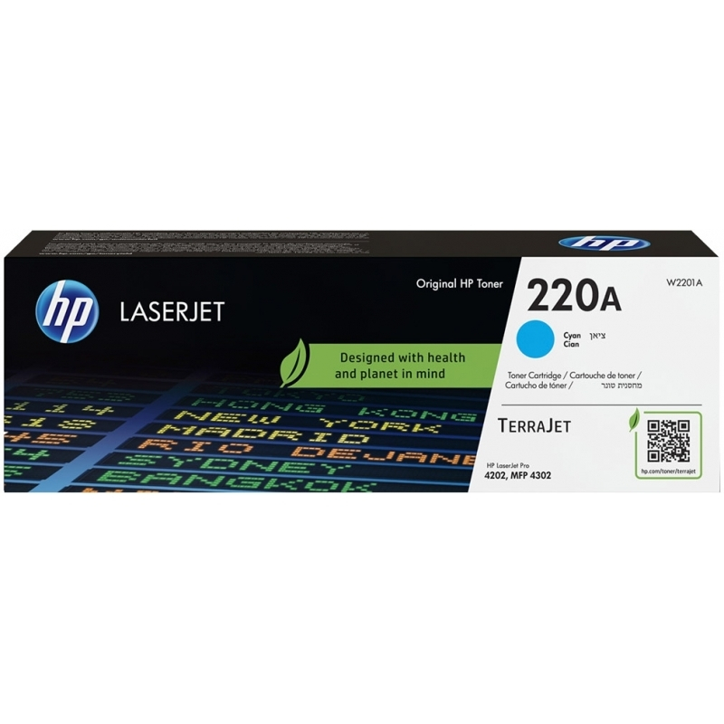 HP Toner W2201A / 220A Cyan - Image 1