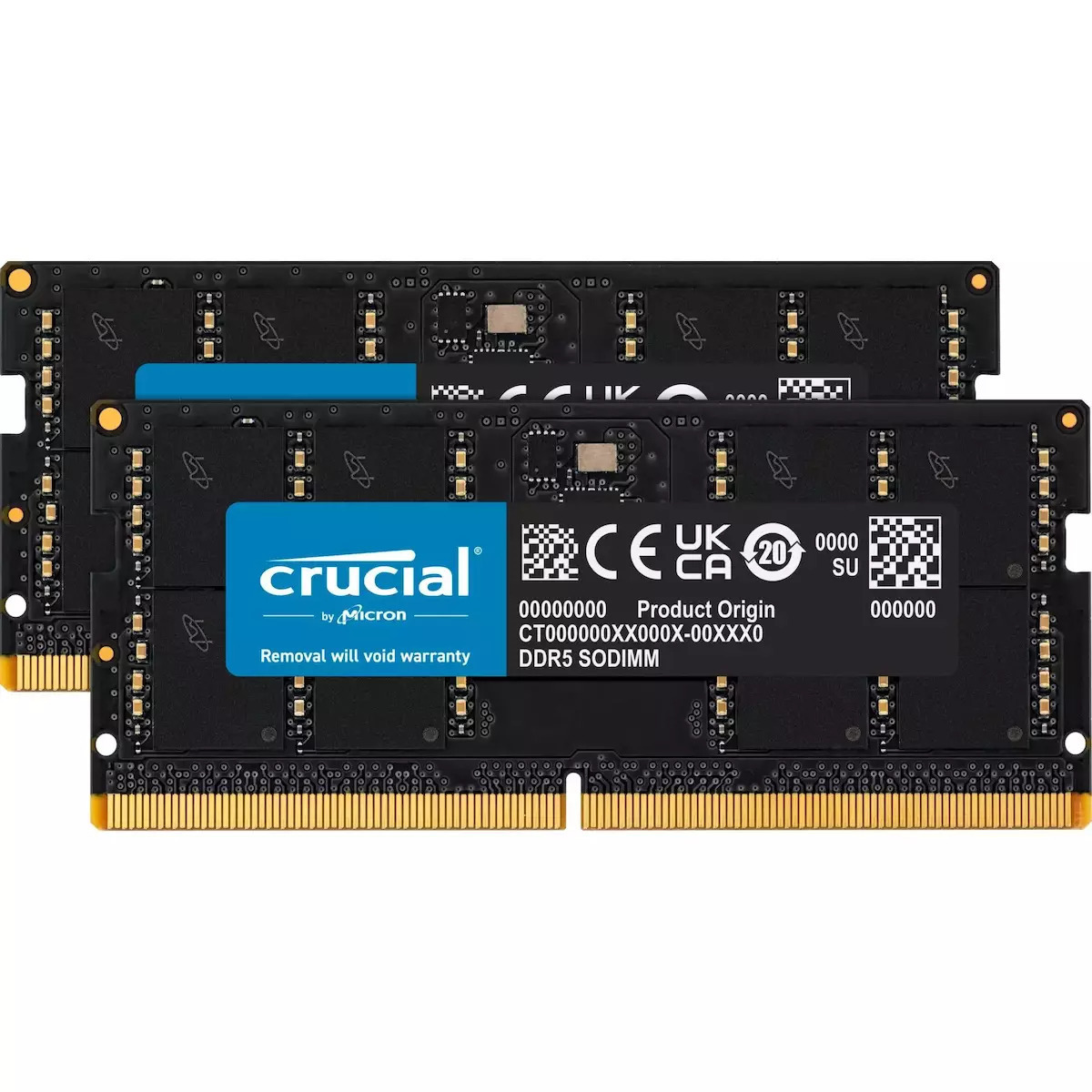 Crucial SO-DIMM DDR5-5600 96GB Kit (2x 48GB) - Image 1