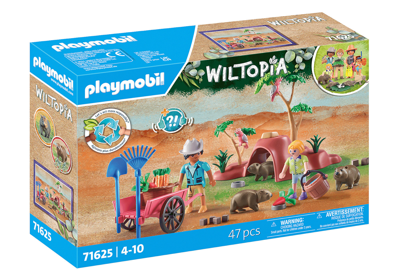 20250624120920_playmobil_wiltopia_katafygio_ton_goumpat_gia_4_10_eton_71625.jpeg PLAYMOBIL® 72625 Wombat Unterschlupf - Image 1