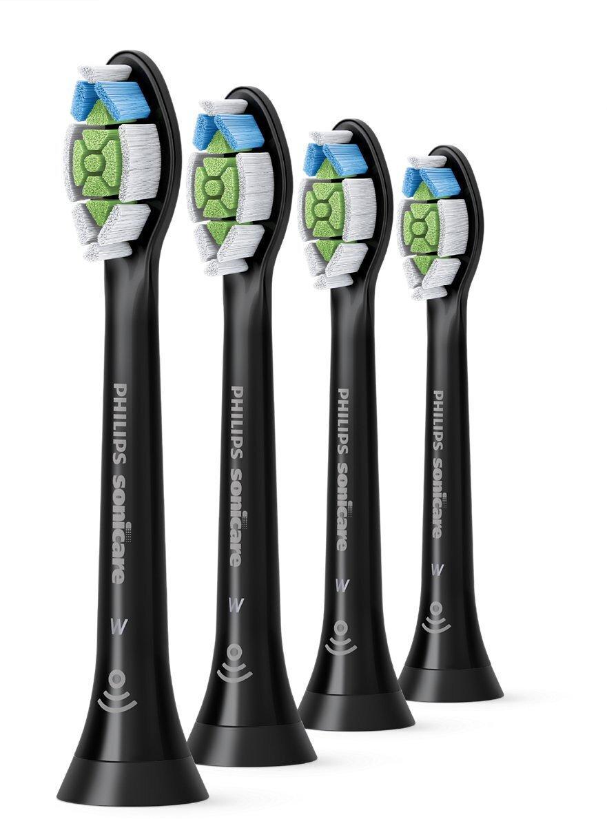 Philips Sonic toothbrush head HX6064/88 / Sonicare W2 Optimal White 4-Pack Black - Image 1