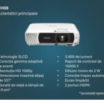 Epson Projector V11HB54040 / EB-FH08 White