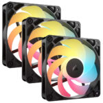 Corsair Fan CO-9050196-WW / RS120-R ARGB 3-Pack Black