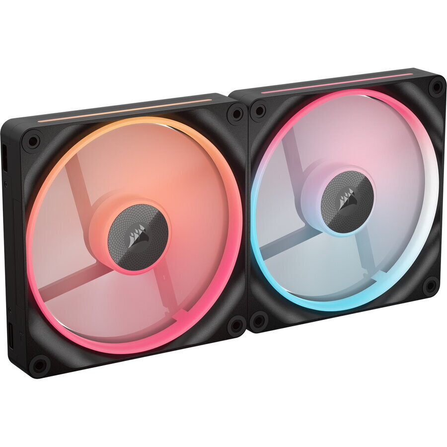 Corsair Fan CO-9051052-WW / iCUE LINK LX140R RGB Double pack Black - Image 1