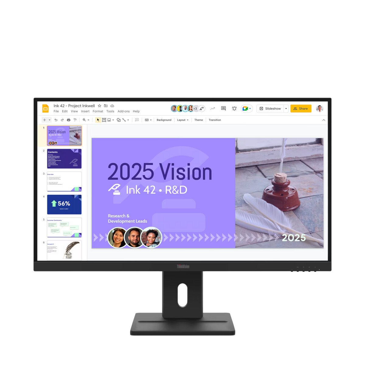 Lenovo Monitor 64BDGAT4EU / ThinkVision E27Q-40 Black" "(27 ")"" - Image 1