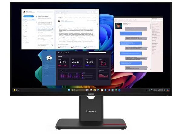 Lenovo Monitor 64AFGAT2EU / ThinkVision T27UD-40 Black" "(27 ")"" - Image 1