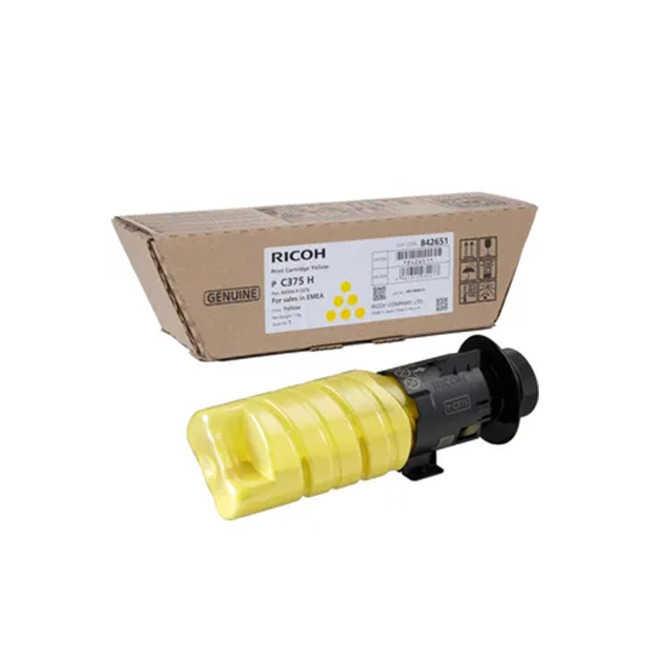 Ricoh Toner 842651 / P C375H XL Yellow - Image 1