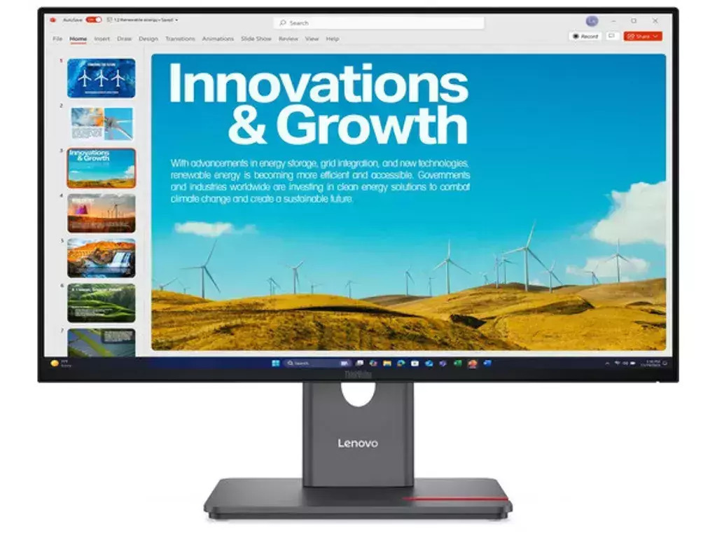Lenovo Monitor 64B1GAT1EU / ThinkVision P24QD-40 Black" "(24 ")"" - Image 1