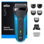 Braun Shaver 735940 / Series 3 310BT Black on Blue