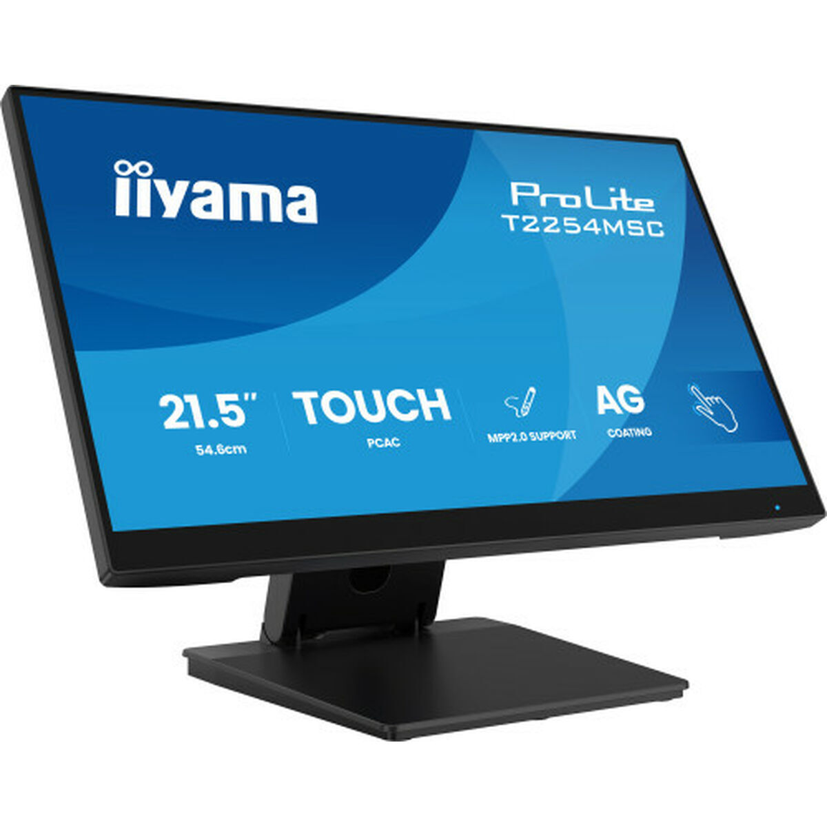 20251002123546_iiyama_t2254msc_b2ag_ips_touch_monitor_22_fhd_1920by1080_me_chrono_apokrisis_4ms_gtg.jpeg IIYAMA Monitor T2254MSC-B2AG / T2254MSC-B2AG Black" "(21.5 ")"" - Image 1