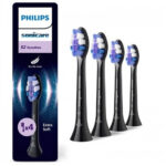 Philips Sonic toothbrush head HX6054/88 / Sonicare S2 Sensitive 4-Pack Black