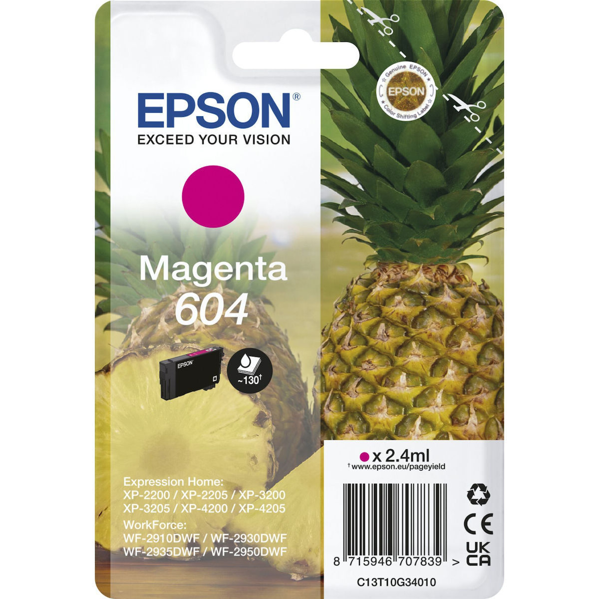 Epson Tinte 604 Magenta C13T10G34010 - Image 1
