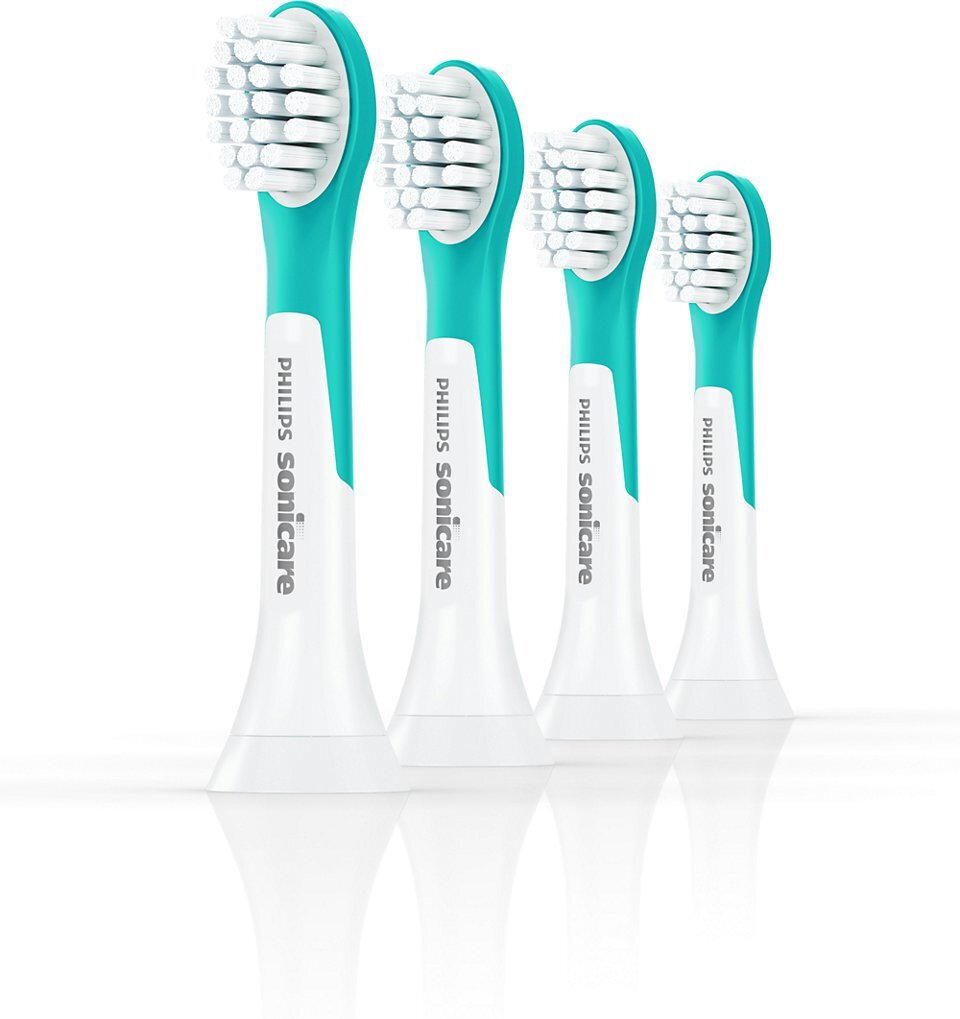 Philips Sonic toothbrush head HX6034/90 / Sonicare For Kids 3+ 4-Pack Blue/White - Image 1