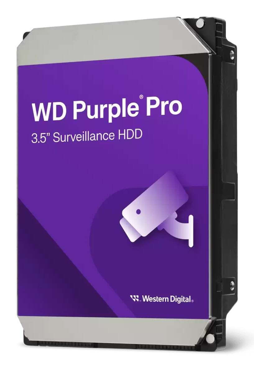 WD Purple Pro 12TB 7200RPM SATA-3 512MB Video - Image 1
