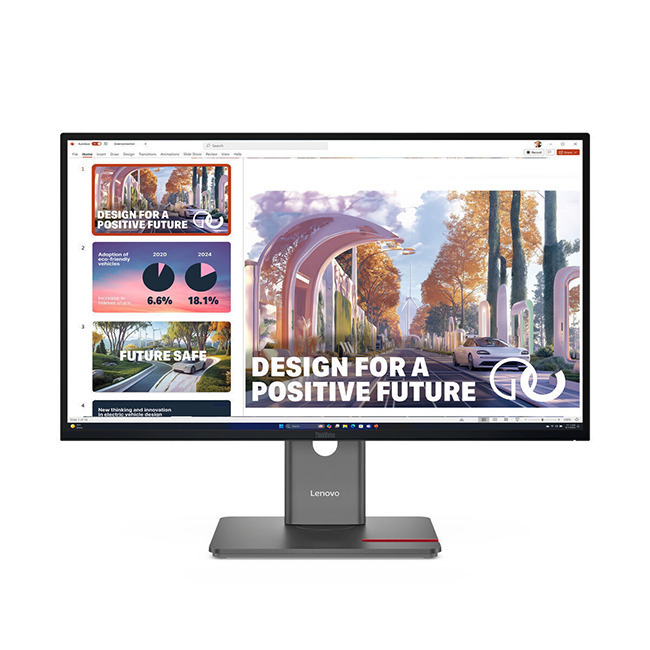 Lenovo Monitor 64B0GAT1EU / T32UD-40 Black" "(32 ")"" - Image 1