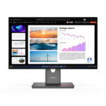 Lenovo Monitor 64B2GAT1EU / ThinkVision P24q-40 Black" "(24 ")""