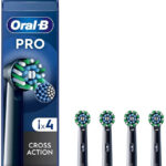 Oral-B Sonic toothbrush head 860236 / 4x Cross Black