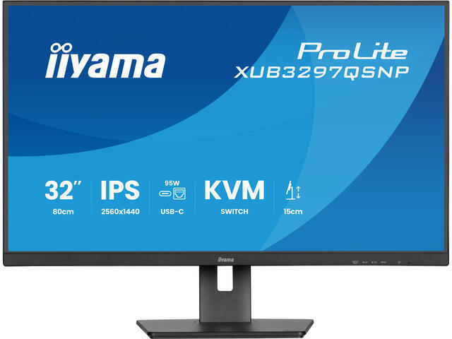 IIYAMA Monitor XUB3297QSNP-B1 / Pro Lite XUB3297QSNP-B1 Black - Image 1