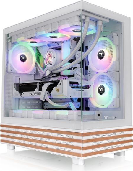 20251209114425_thermaltake_view_270_plus_ws_argb_gaming_midi_tower_kouti_ypologisti_me_plaino_parathyro_snow.jpeg Thermaltake PC housing CA-1Y7-00M6WN-WS / View 270 Plus WS ARGB White - Image 1