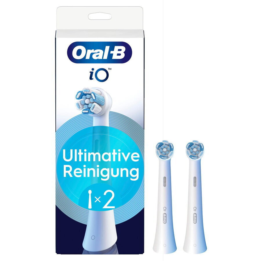 Oral-B iO Aufsteckbürsten, 2er, Weiß - Image 1