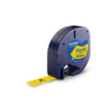 Pelikan Schriftband 91202 fuer DYMO LT Adhesive Tape: Plastic-GB 12mm Black on Y