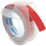 Pelikan Schriftband 40915 fuer DYMO D1 Standard Adhesive Tape 7m 9mm Red on W