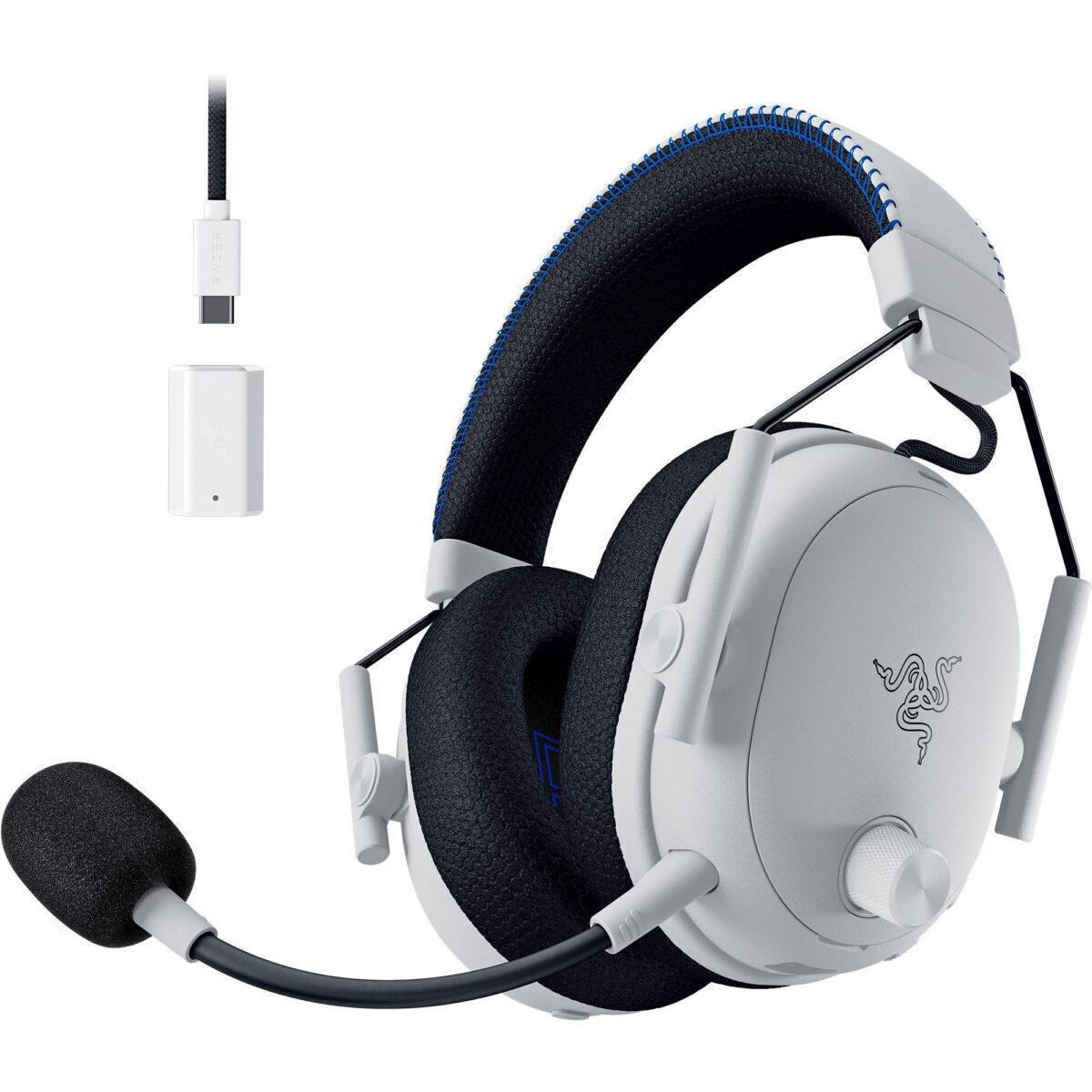 Razer Headset RZ04-05400600-R3G1 / BlackShark V3 Pro Playstation White White - Image 1