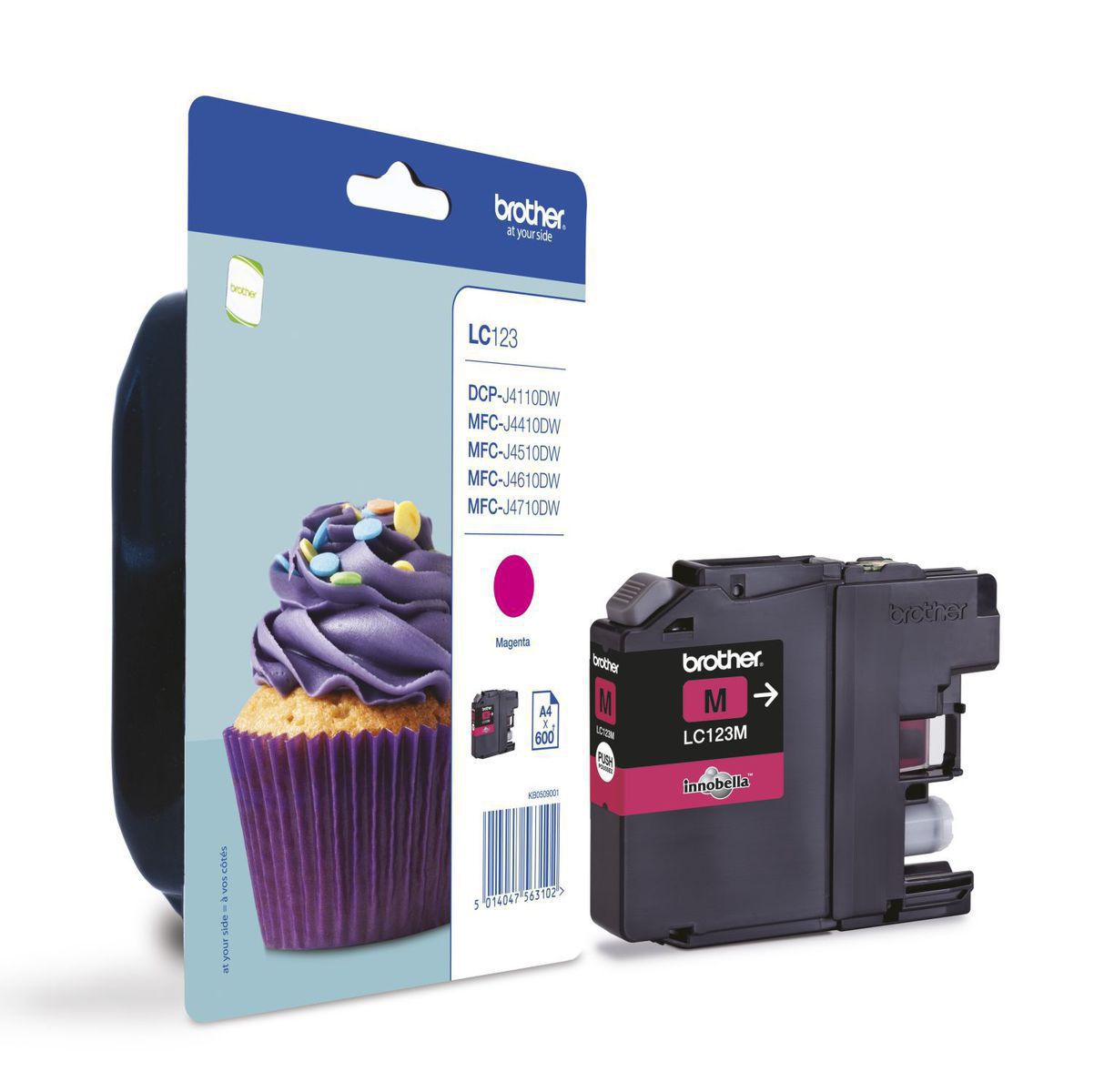 5149057451ba33f376912-1.jpg Brother Ink LC123M / LC-123M Magenta - Image 1