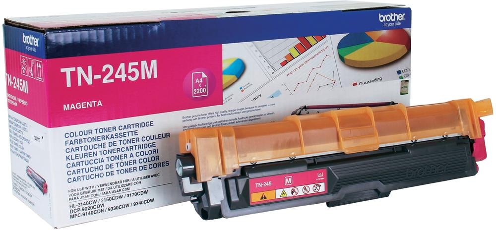 brother_tn_245m_toner.jpg Brother Toner TN245M / TN-245M XL Magenta - Image 1