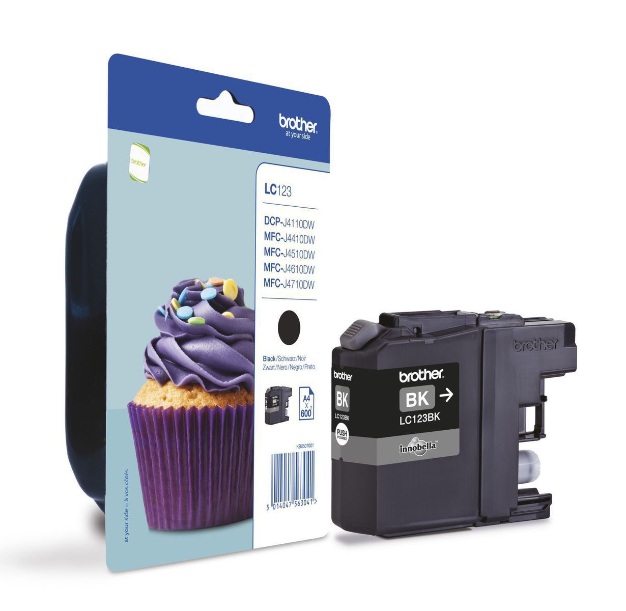 lc123bk.jpg Brother Ink LC123BK / LC-123BK Black - Image 1